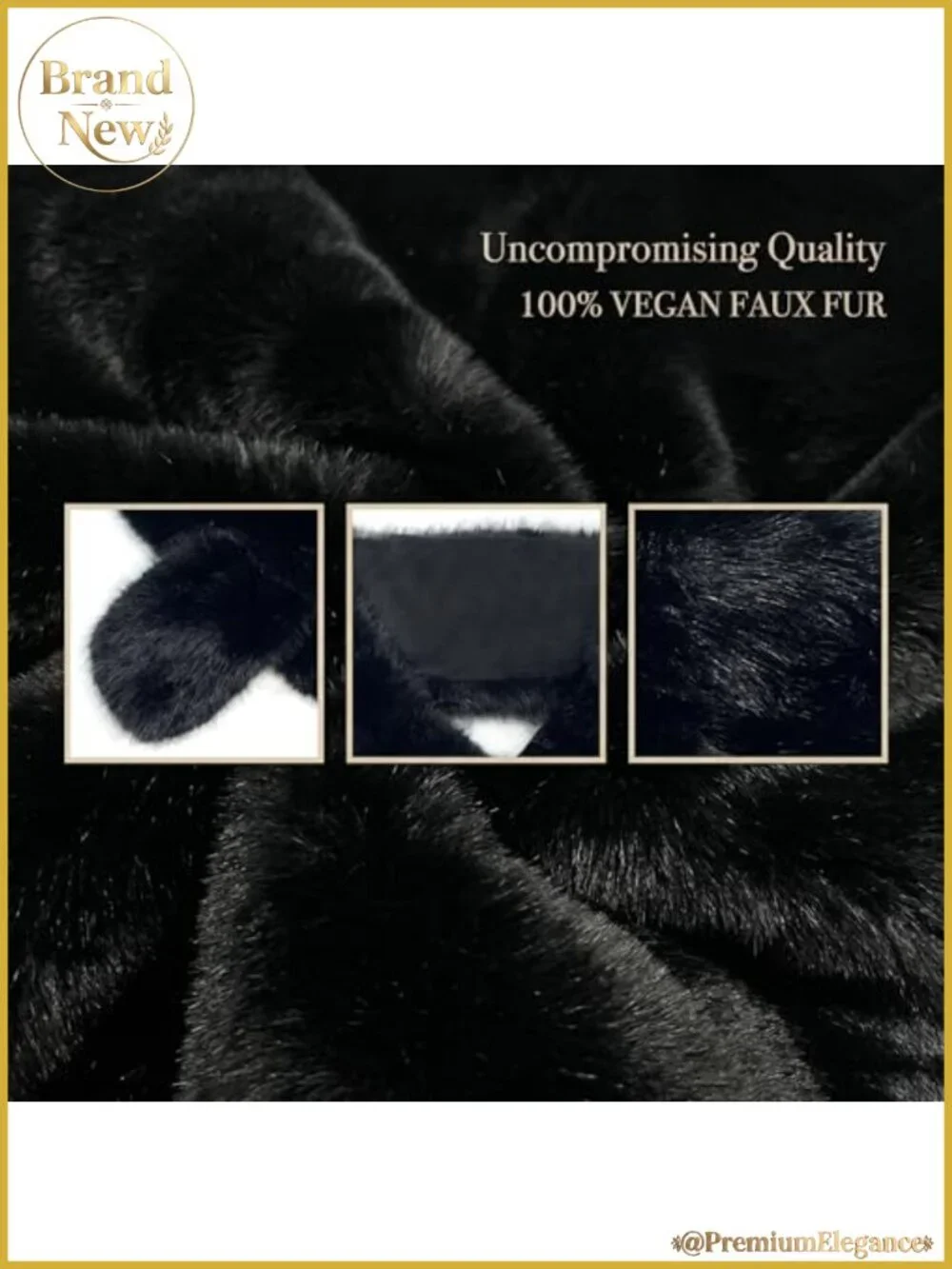 Faux Fur Collar Scarf Wrap Women's Shawl Stole Warm Winter Neck Warmer